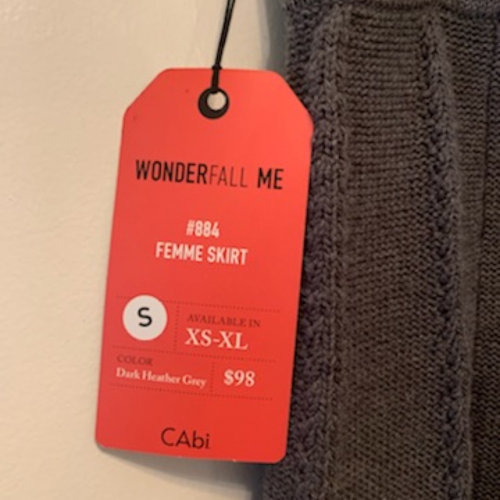 Cabi gray skirt - Picture 2 of 2